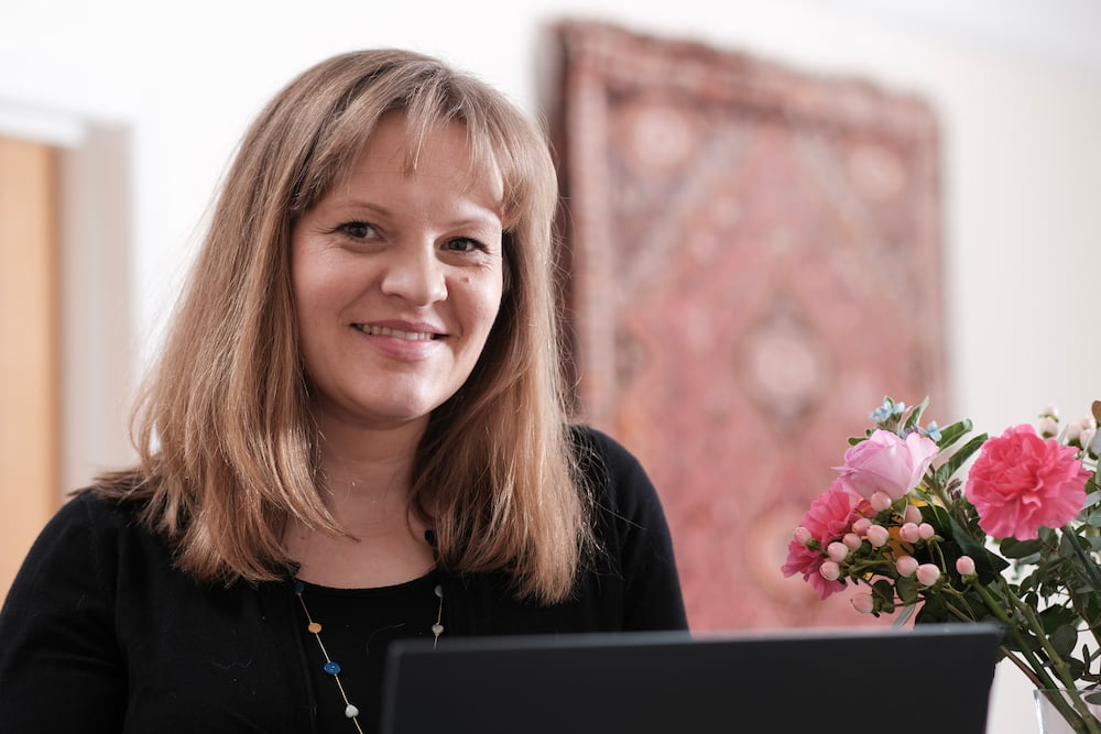 Rebecca Wilson at work
